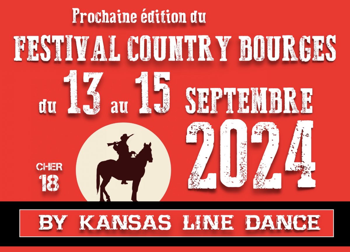 Festival Country Bourges 13, 14 et 15 septembre 2024